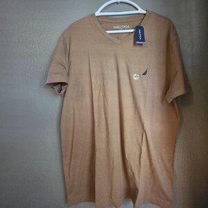 NAUTICA BROWN MEN'S SHIRT